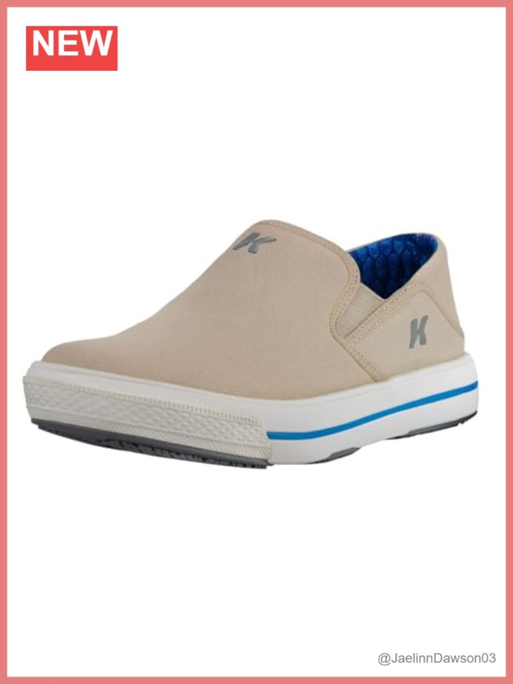 Women's Slip-On Boat Shoe with Kling-On Deck Soles, Cushioned EVA Midsole,